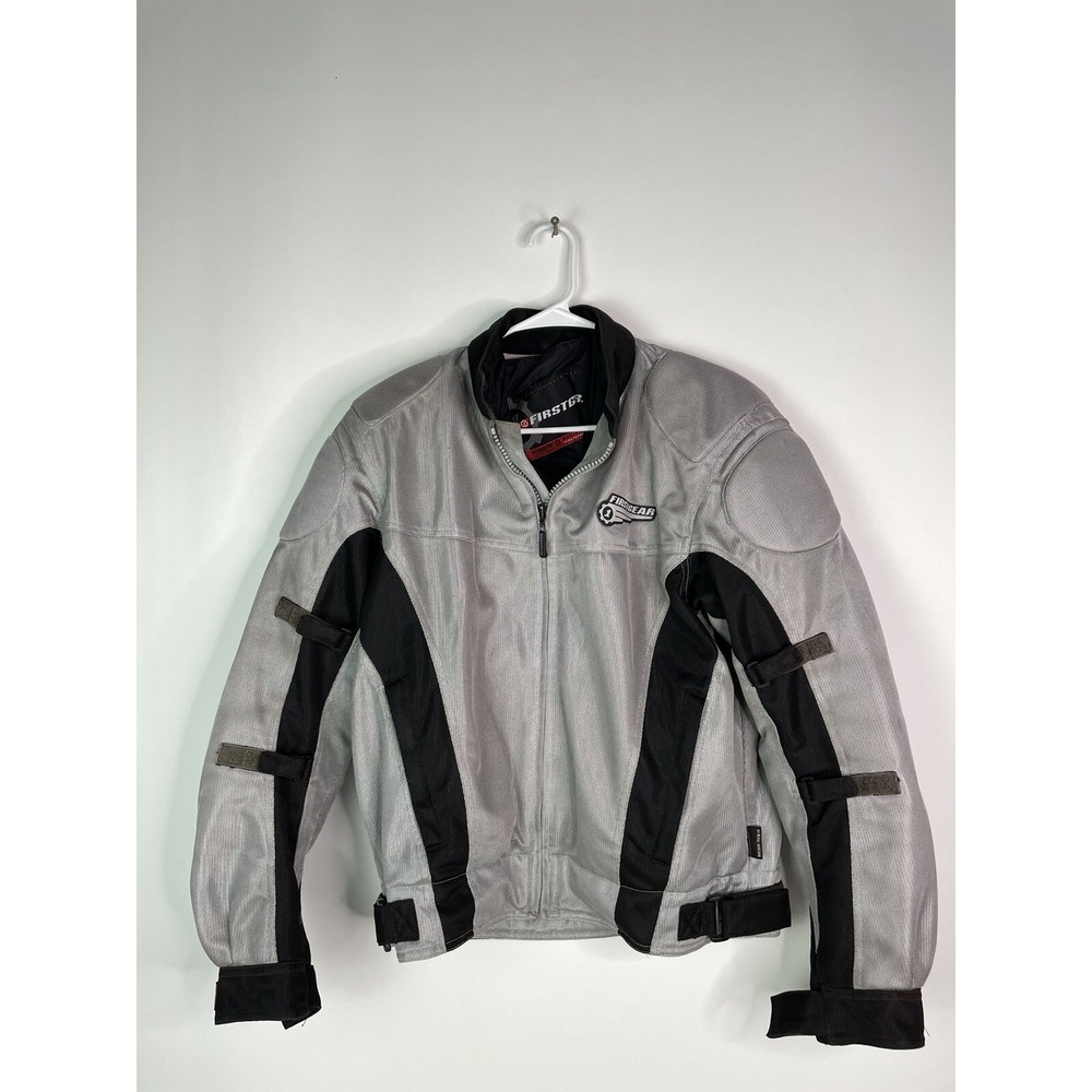 First Gear Women's moto armour jacket sz med padded‎ mesh exc cond